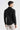 Mens Full Arm Black Cotton Lycra Shirt