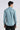Mens Full Arm Teal Blue Cotton Lycra Shirt