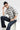 Mens Full Arm Cotton Smart Casual Blue Brown Yarn Dyed Checks