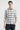 Mens Full Arm Cotton Smart Casual Blue Brown Yarn Dyed Checks