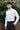 Mens Full Arm White Satin Lycra Solid Shirt